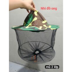 [Nhi VTO] Mũ 2 lớp vải nuôi bắt ong,chống ong đốt,chống côn trùng