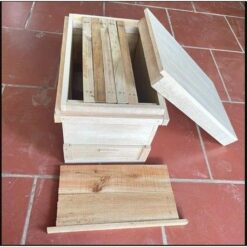[Nhi VTO] Thùng nuôi ong nội 42x21 gỗ gạo ván liền dày 17-1,8cm