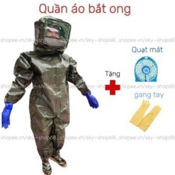 [Nhi VTO] BỘ QUẦN ÁO BẮT ONG RỪNG ONG BÒVẼ ONG ĐẤT LIỀN THÂN (hàng tốt giá rẻ)